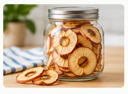 Food Storage Jars with Tight-fitting Lids